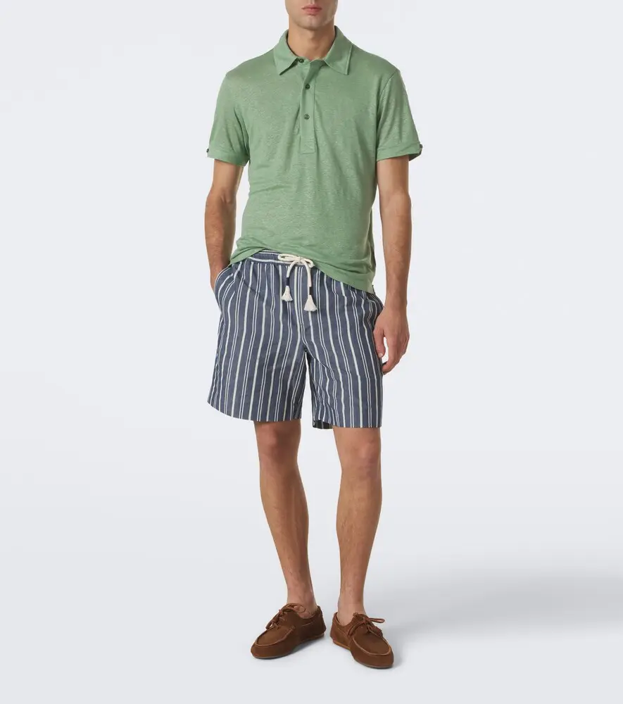 Orlebar Brown Sebastian linen jersey polo shirt | Thumbnail 3 Orlebar Brown Sebastian linen jersey polo shirt | Thumbnail 3