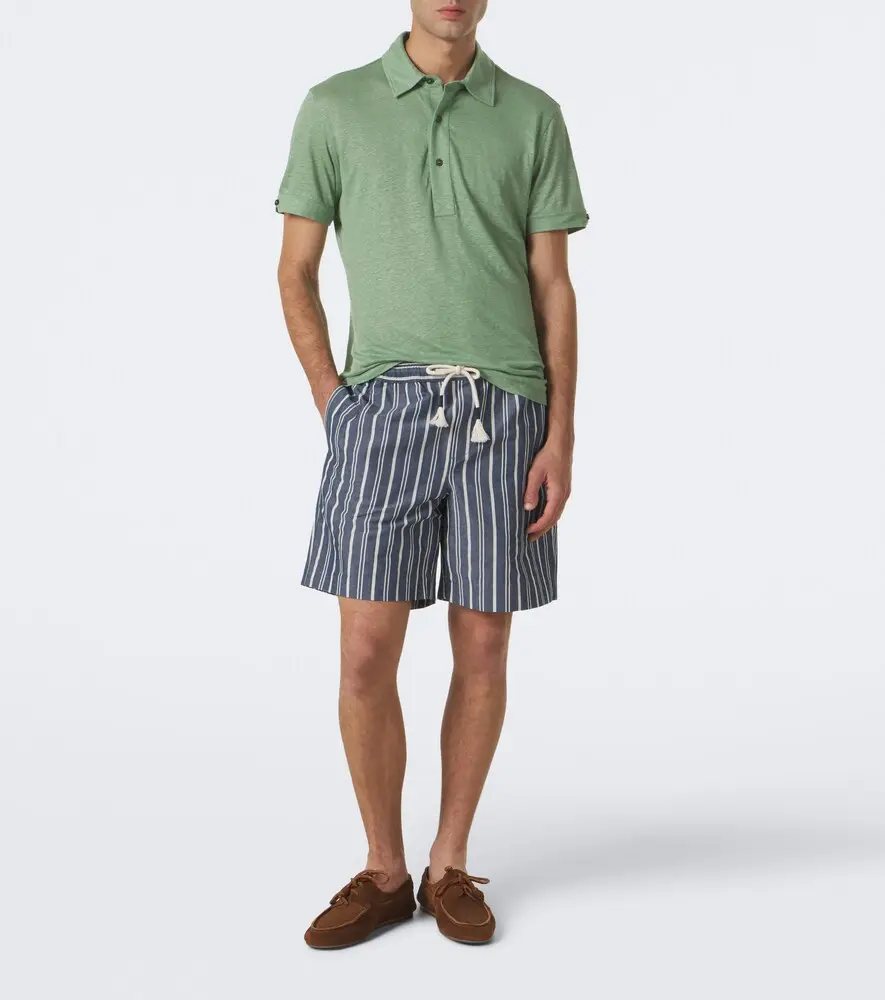 Orlebar Brown Sonoran striped linen and cotton canvas shorts | Thumbnail 5 Orlebar Brown Sonoran striped linen and cotton canvas shorts | Thumbnail 5