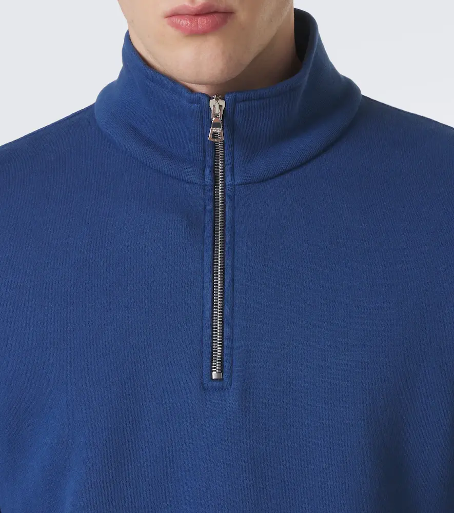 Orlebar Brown Wyatt cotton jersey half-zip sweatshirt | Thumbnail 3 Orlebar Brown Wyatt cotton jersey half-zip sweatshirt | Thumbnail 3
