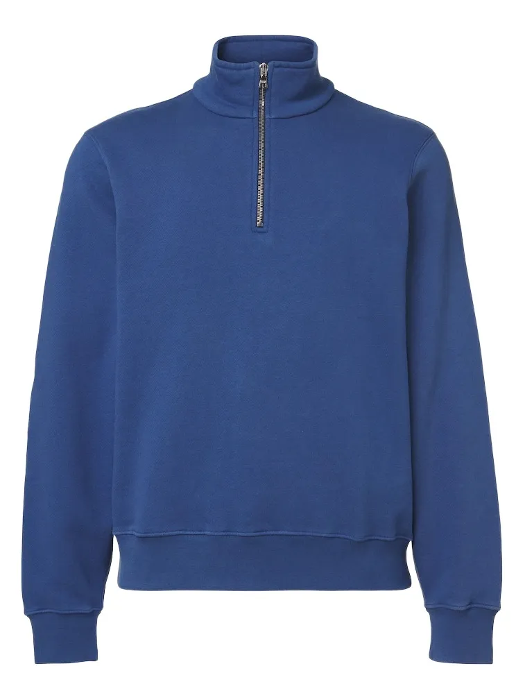Orlebar Brown Wyatt cotton jersey half-zip sweatshirt
