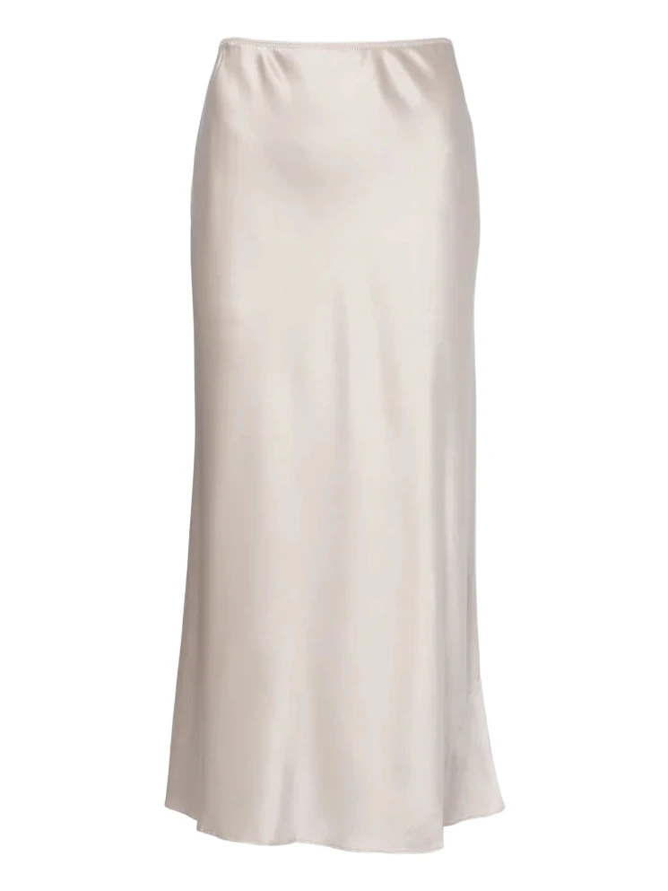Sense Of Shine silk-blend satin slip skirt Sense Of Shine silk-blend satin slip skirt
