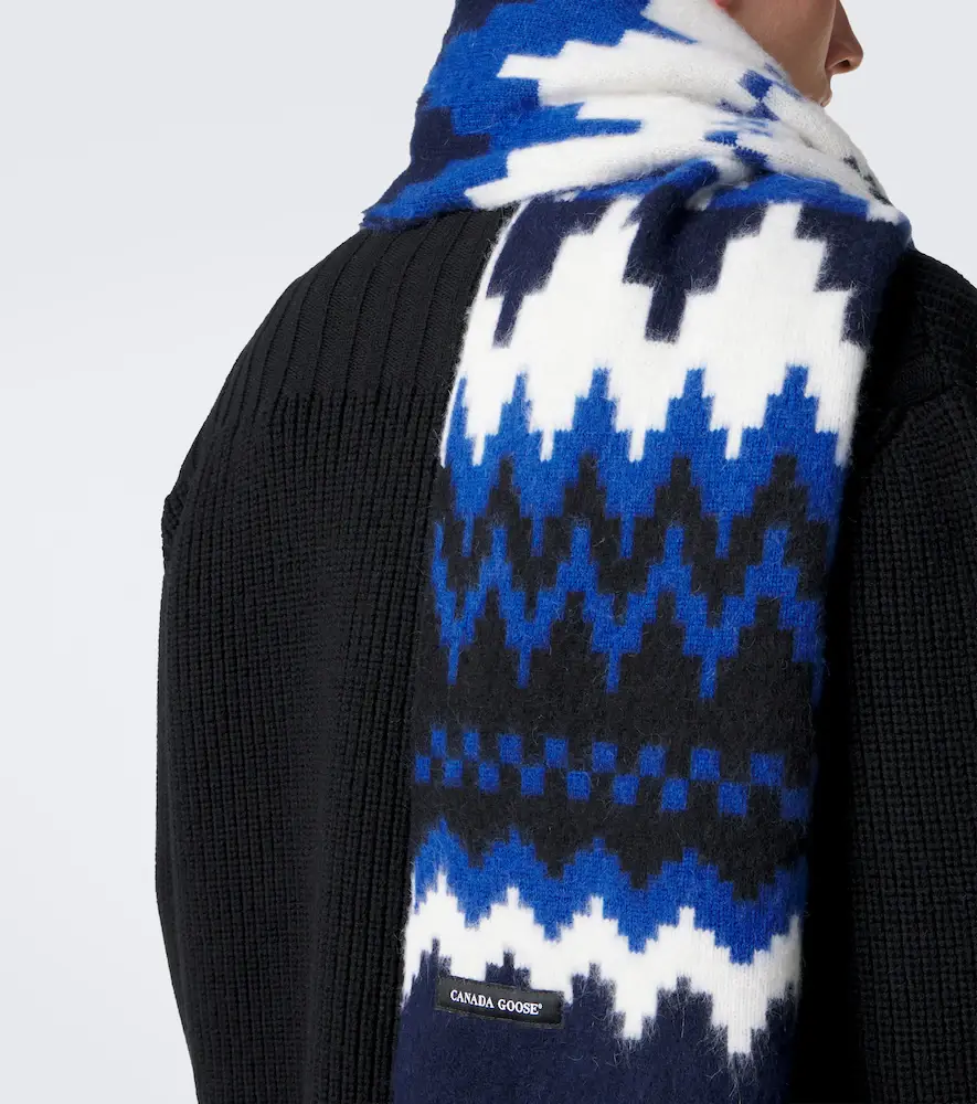 Canada Goose Intarsia wool and alpaca scarf | Thumbnail 3 Canada Goose Intarsia wool and alpaca scarf | Thumbnail 3