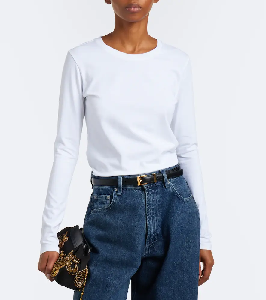 Dorothee Schumacher All Time Favorites cotton-blend jersey top | Thumbnail 3