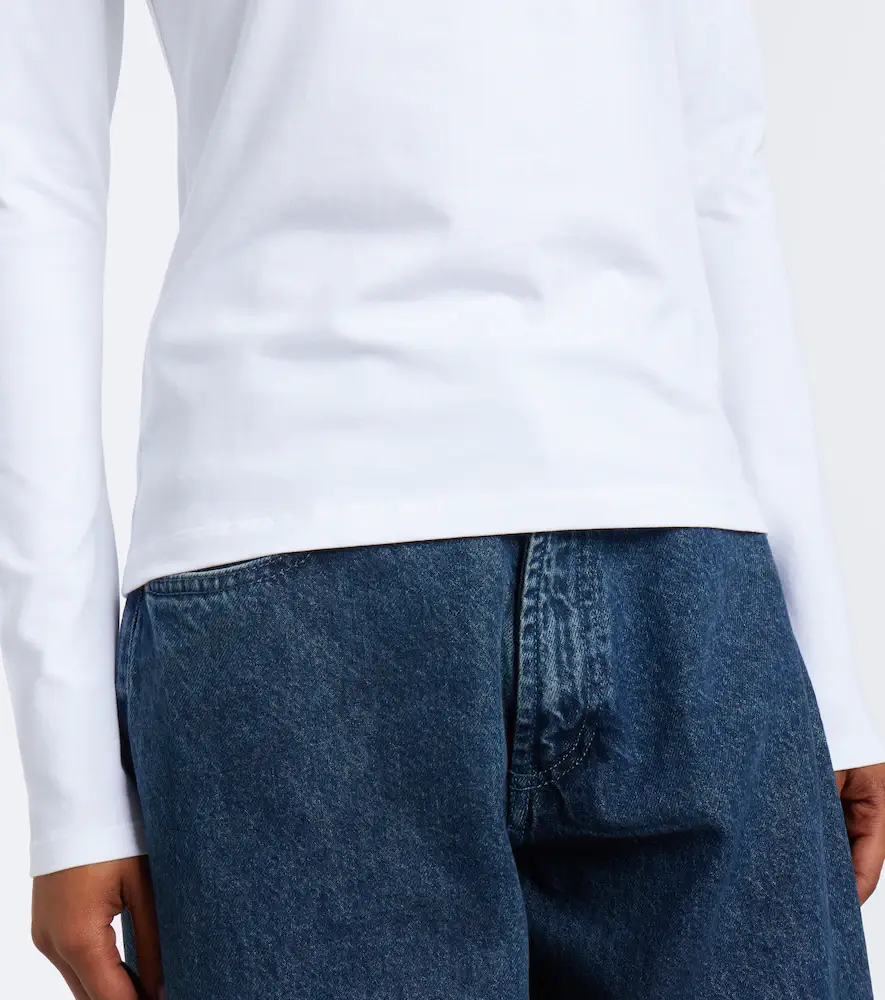 Dorothee Schumacher All Time Favorites cotton-blend jersey top | Thumbnail 4