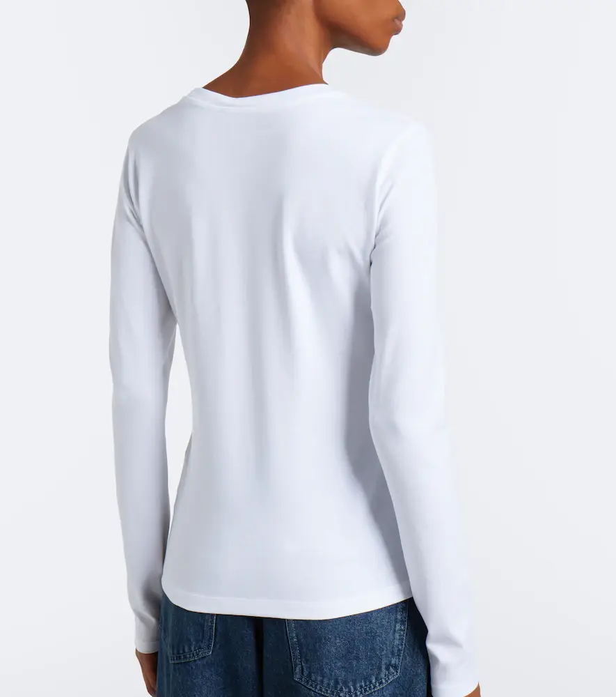 Dorothee Schumacher All Time Favorites cotton-blend jersey top | Thumbnail 6