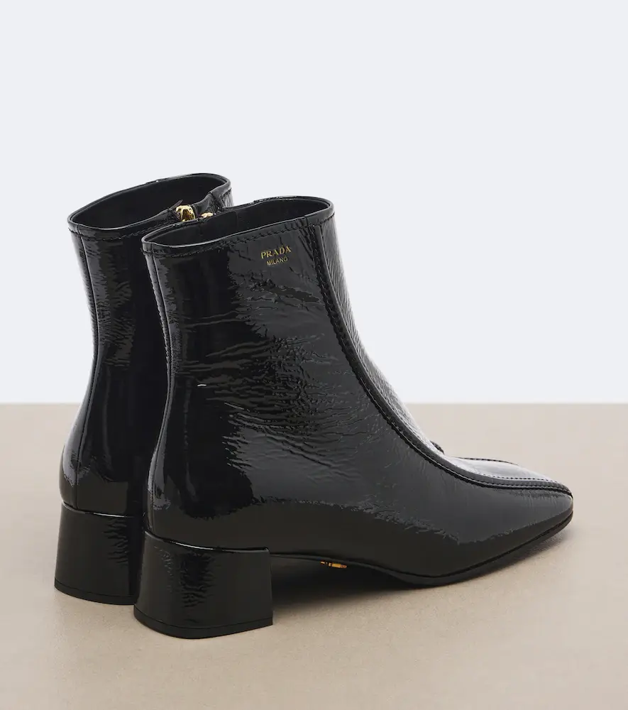 Prada Patent leather ankle boots | Thumbnail 2