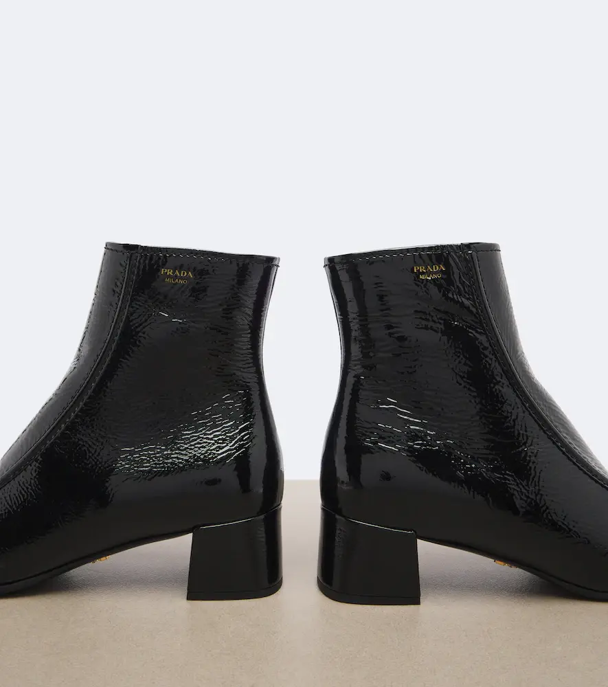 Prada Patent leather ankle boots | Thumbnail 3