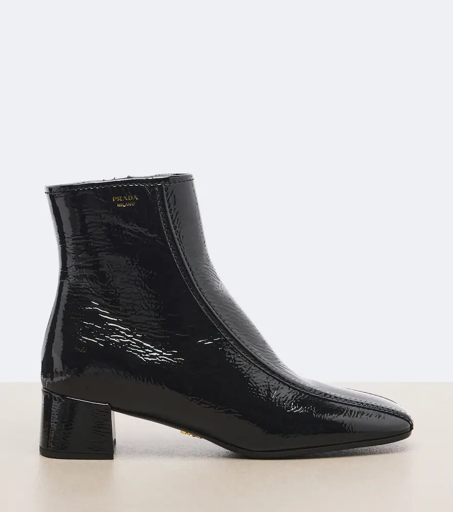 Prada Patent leather ankle boots | Thumbnail 4