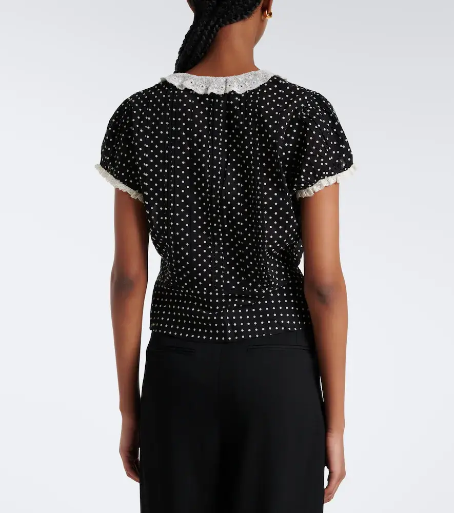 DÔEN Dôen Orella polka-dot cotton voile top | Thumbnail 3 DÔEN Dôen Orella polka-dot cotton voile top | Thumbnail 3