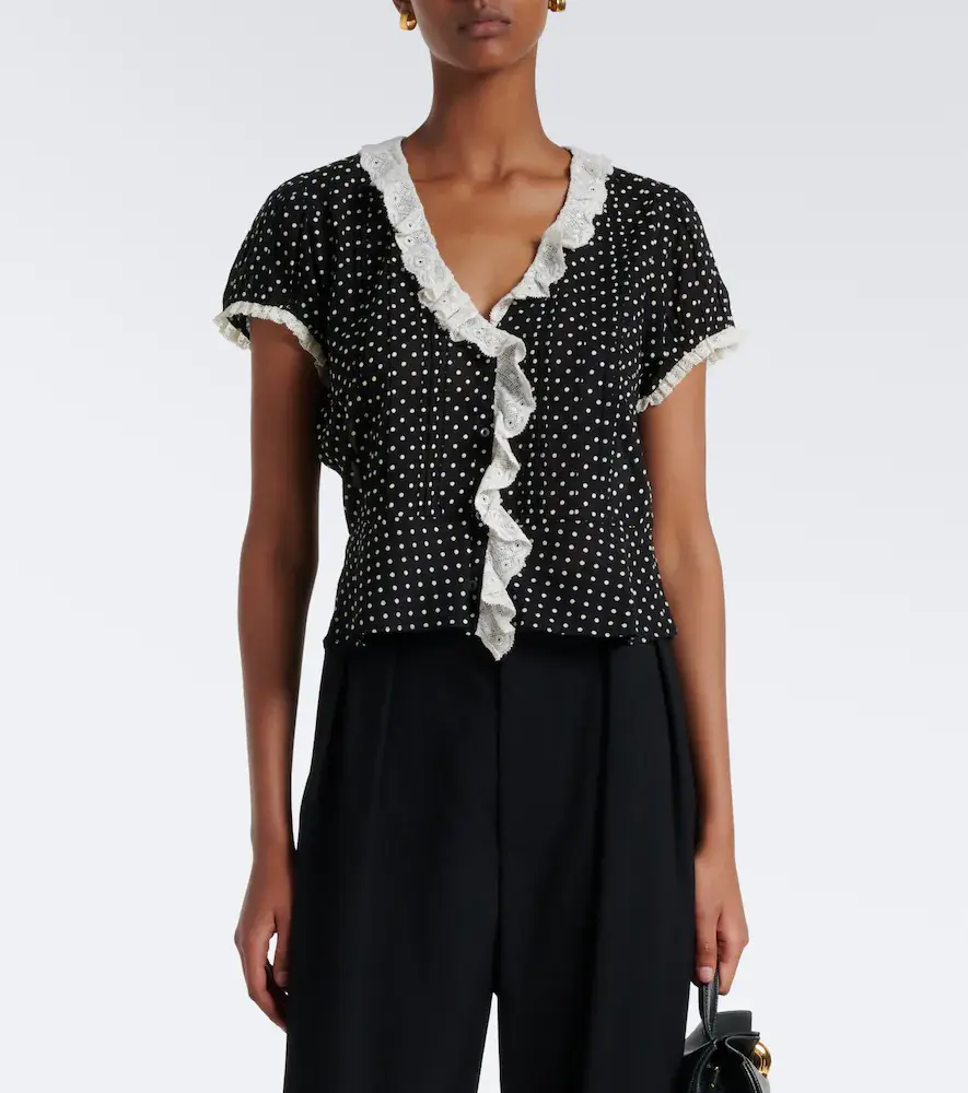 DÔEN Dôen Orella polka-dot cotton voile top | Thumbnail 5 DÔEN Dôen Orella polka-dot cotton voile top | Thumbnail 5