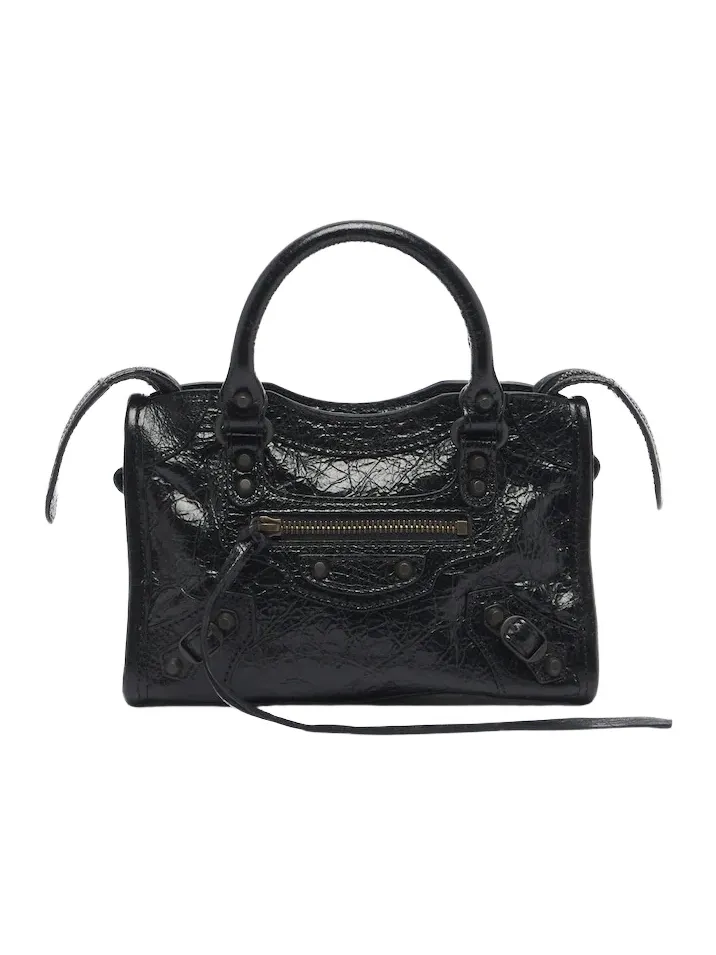 Le City Nano leather top-handle bag Le City Nano leather top-handle bag