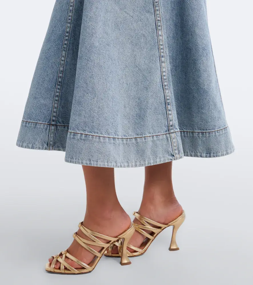 Zimmermann Belted denim midi skirt | Thumbnail 5 Zimmermann Belted denim midi skirt | Thumbnail 5