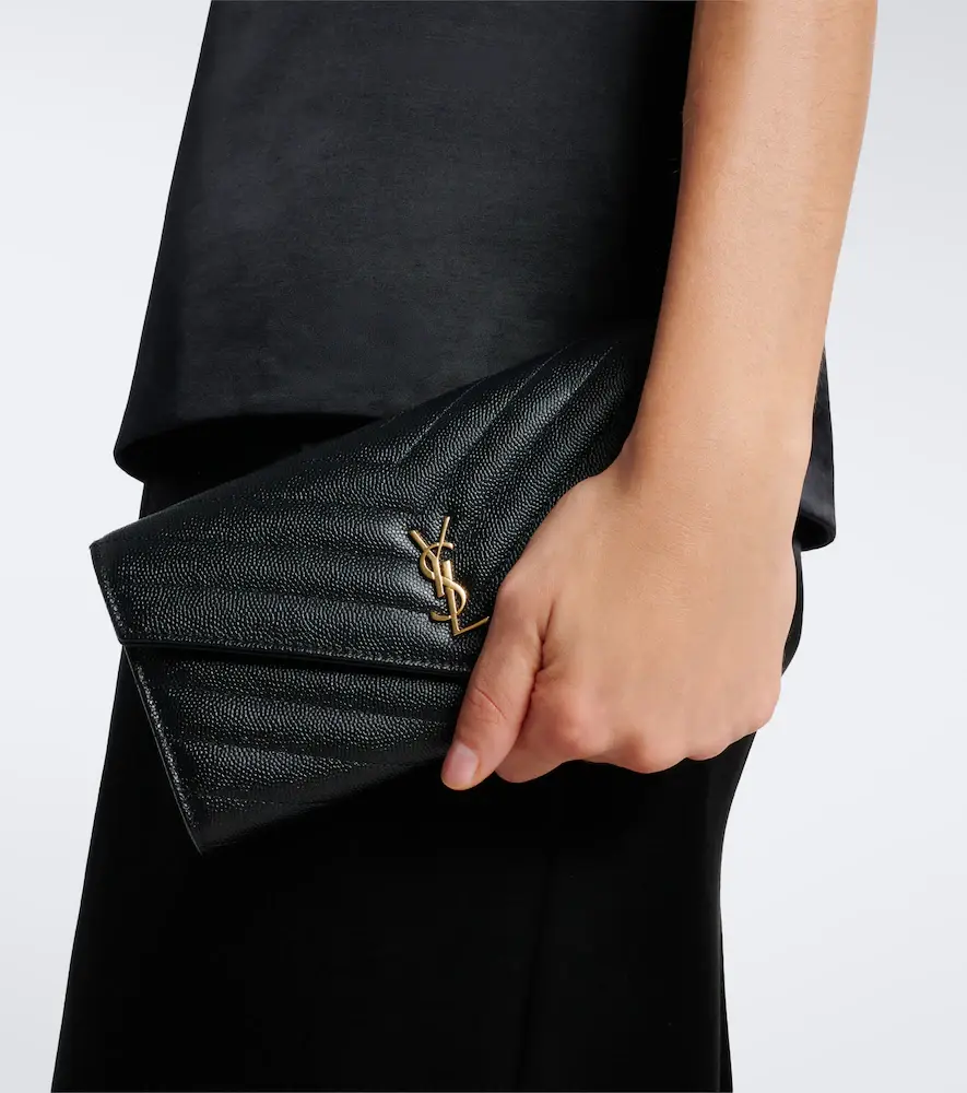 Saint Laurent Cassandre Large matelassé leather wallet | Thumbnail 5