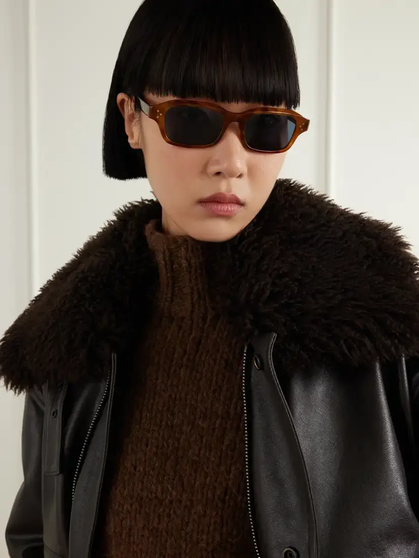 CELINE Eyewear Square-frame Tortoiseshell Acetate Sunglasses | Thumbnail 2 CELINE Eyewear Square-frame Tortoiseshell Acetate Sunglasses | Thumbnail 2