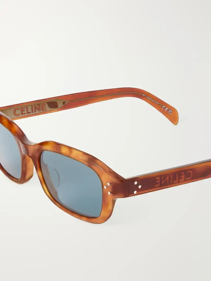 CELINE Eyewear Square-frame Tortoiseshell Acetate Sunglasses | Thumbnail 4 CELINE Eyewear Square-frame Tortoiseshell Acetate Sunglasses | Thumbnail 4