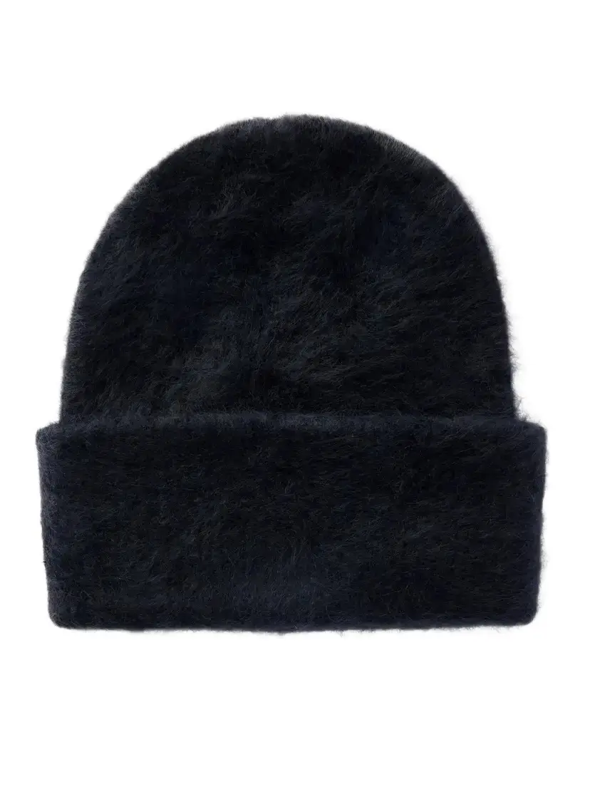 Lisa Yang Brushed Ribbed Cashmere Beanie