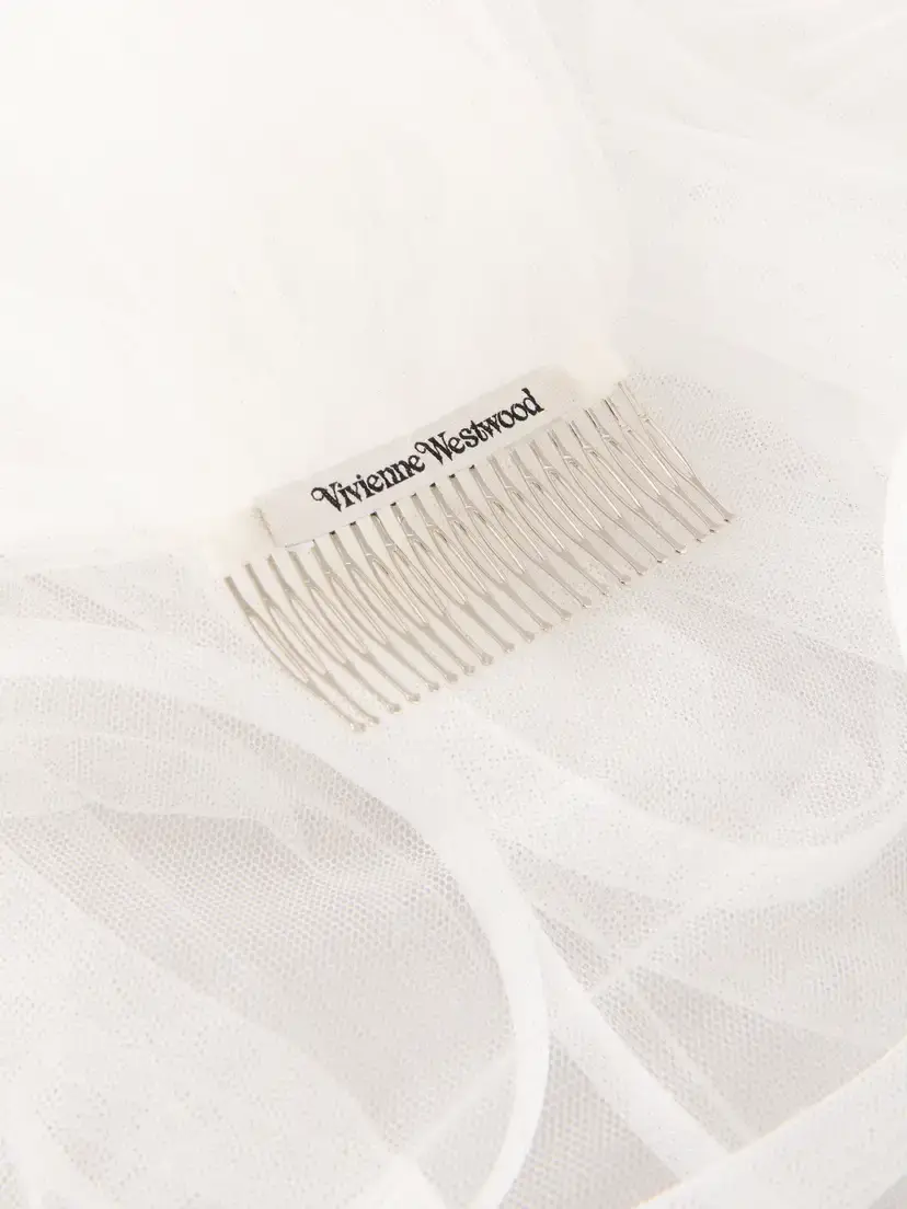 Vivienne Westwood Horsehair-trimmed Silk-tulle Veil | Thumbnail 4 Vivienne Westwood Horsehair-trimmed Silk-tulle Veil | Thumbnail 4