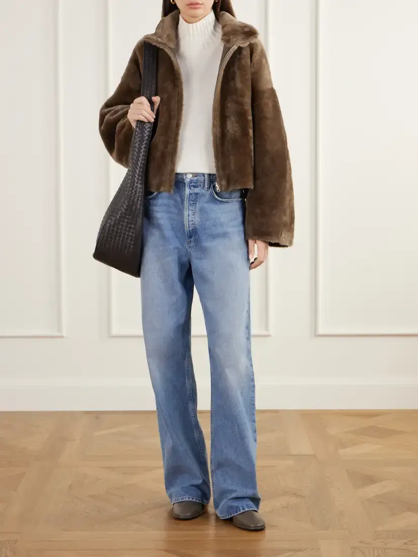 ARMA Indy Reversible Shearling And Leather Jacket - Brown | Thumbnail 2 ARMA Indy Reversible Shearling And Leather Jacket - Brown | Thumbnail 2