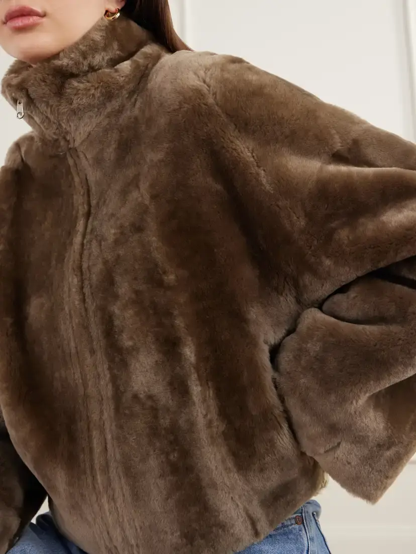 ARMA Indy Reversible Shearling And Leather Jacket - Brown | Thumbnail 5 ARMA Indy Reversible Shearling And Leather Jacket - Brown | Thumbnail 5