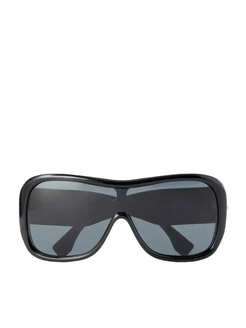 Screen Shield Aviator-style Acetate Sunglasses Screen Shield Aviator-style Acetate Sunglasses