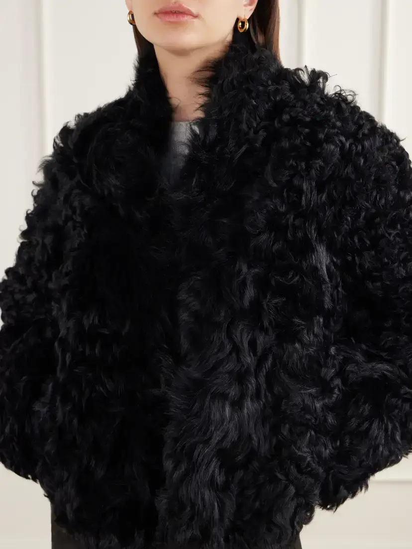 ARMA Mooney Reversible Shearling And Leather Jacket - Black | Thumbnail 5 ARMA Mooney Reversible Shearling And Leather Jacket - Black | Thumbnail 5