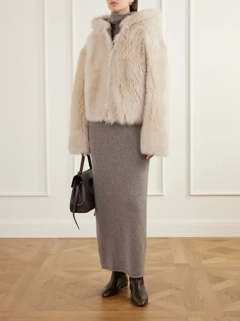 ARMA Bianca Hooded Shearling Jacket | Thumbnail 2 ARMA Bianca Hooded Shearling Jacket | Thumbnail 2