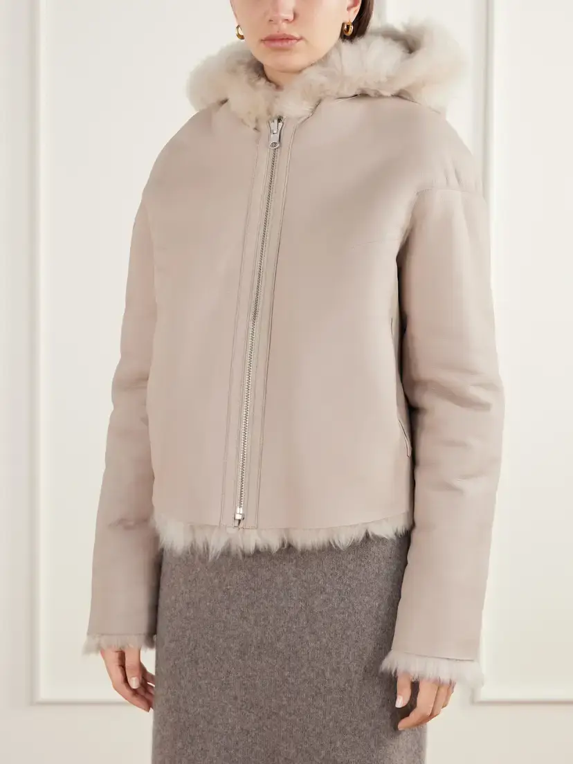 ARMA Bianca Hooded Shearling Jacket | Thumbnail 6 ARMA Bianca Hooded Shearling Jacket | Thumbnail 6