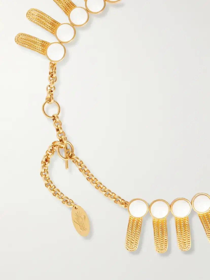 Sonia Petroff Orofina Embellished Gold-tone Necklace | Thumbnail 3 Sonia Petroff Orofina Embellished Gold-tone Necklace | Thumbnail 3