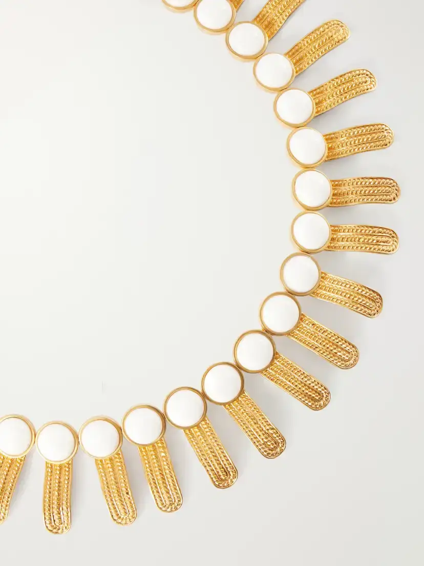 Sonia Petroff Orofina Embellished Gold-tone Necklace | Thumbnail 4 Sonia Petroff Orofina Embellished Gold-tone Necklace | Thumbnail 4