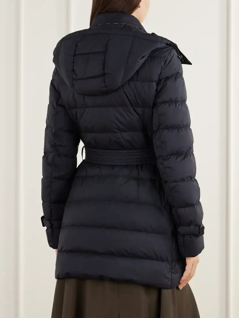 Burberry Audley Belted Double-breasted Quilted Shell Down Coat | Thumbnail 4