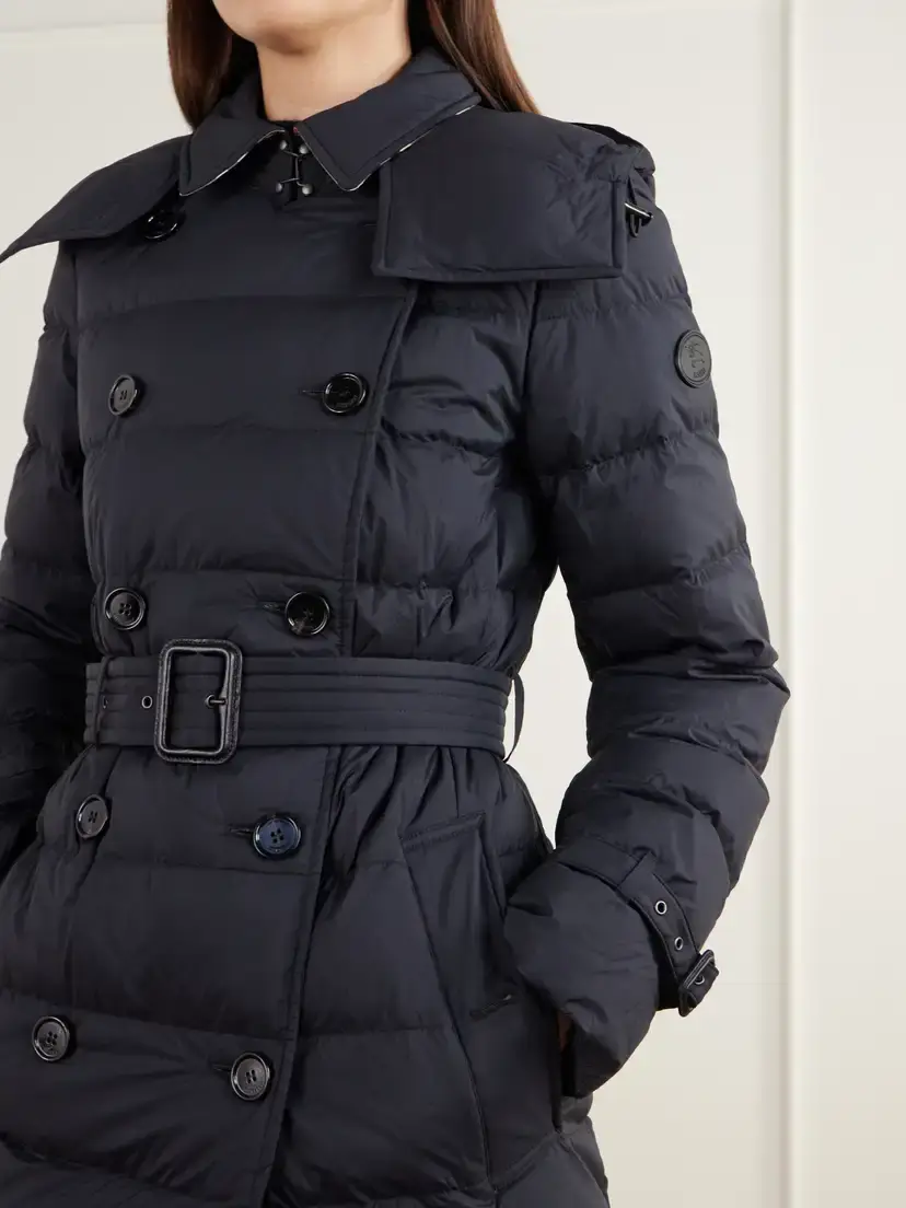 Burberry Audley Belted Double-breasted Quilted Shell Down Coat | Thumbnail 5