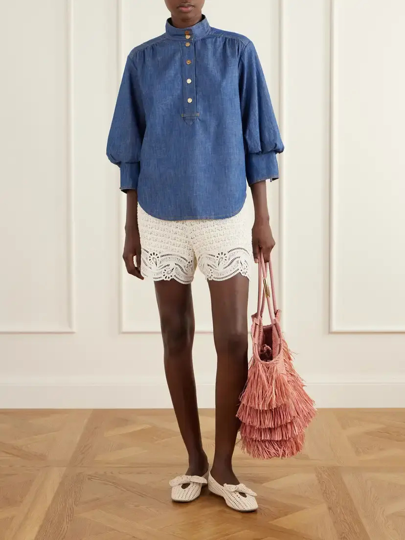 Zimmermann Echo Denim Shirt | Thumbnail 2