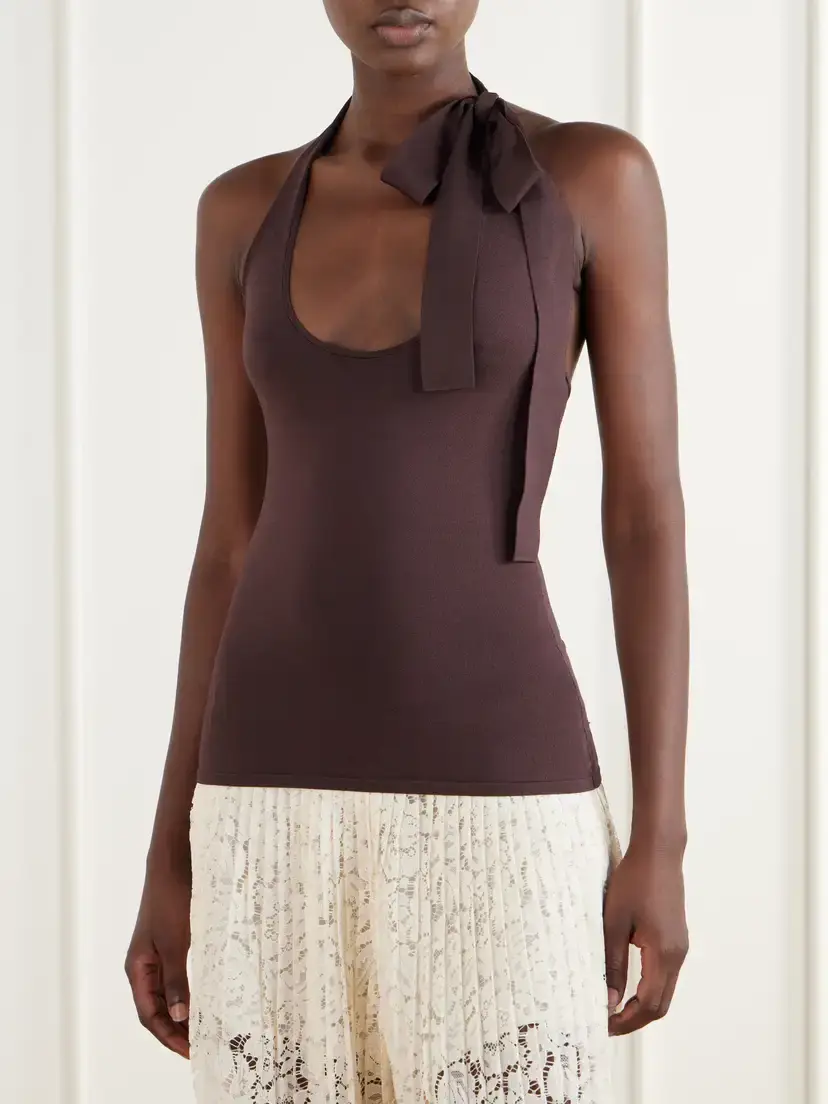 Zimmermann Fairlight Jersey Halterneck Top | Thumbnail 3 Zimmermann Fairlight Jersey Halterneck Top | Thumbnail 3