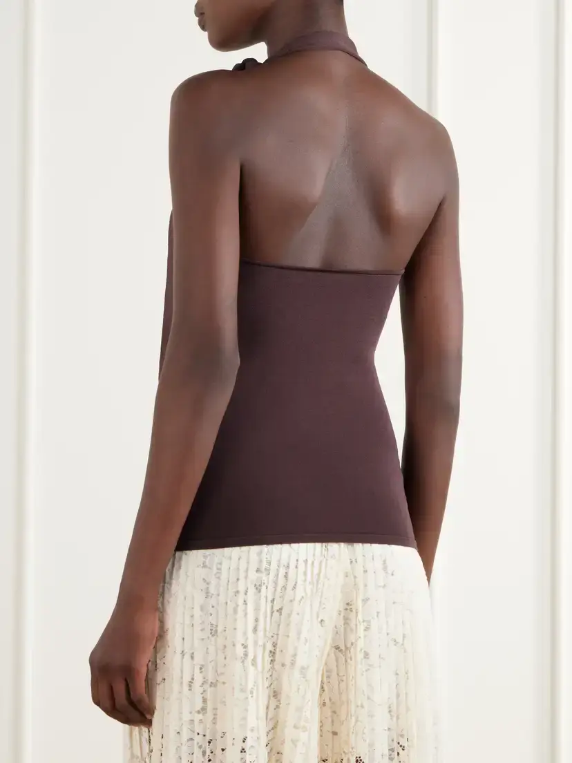 Zimmermann Fairlight Jersey Halterneck Top | Thumbnail 4 Zimmermann Fairlight Jersey Halterneck Top | Thumbnail 4