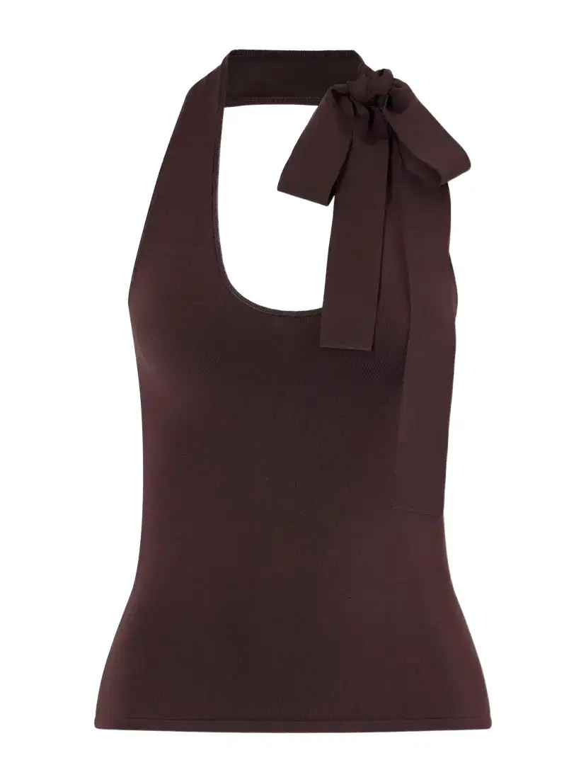 Zimmermann Fairlight Jersey Halterneck Top