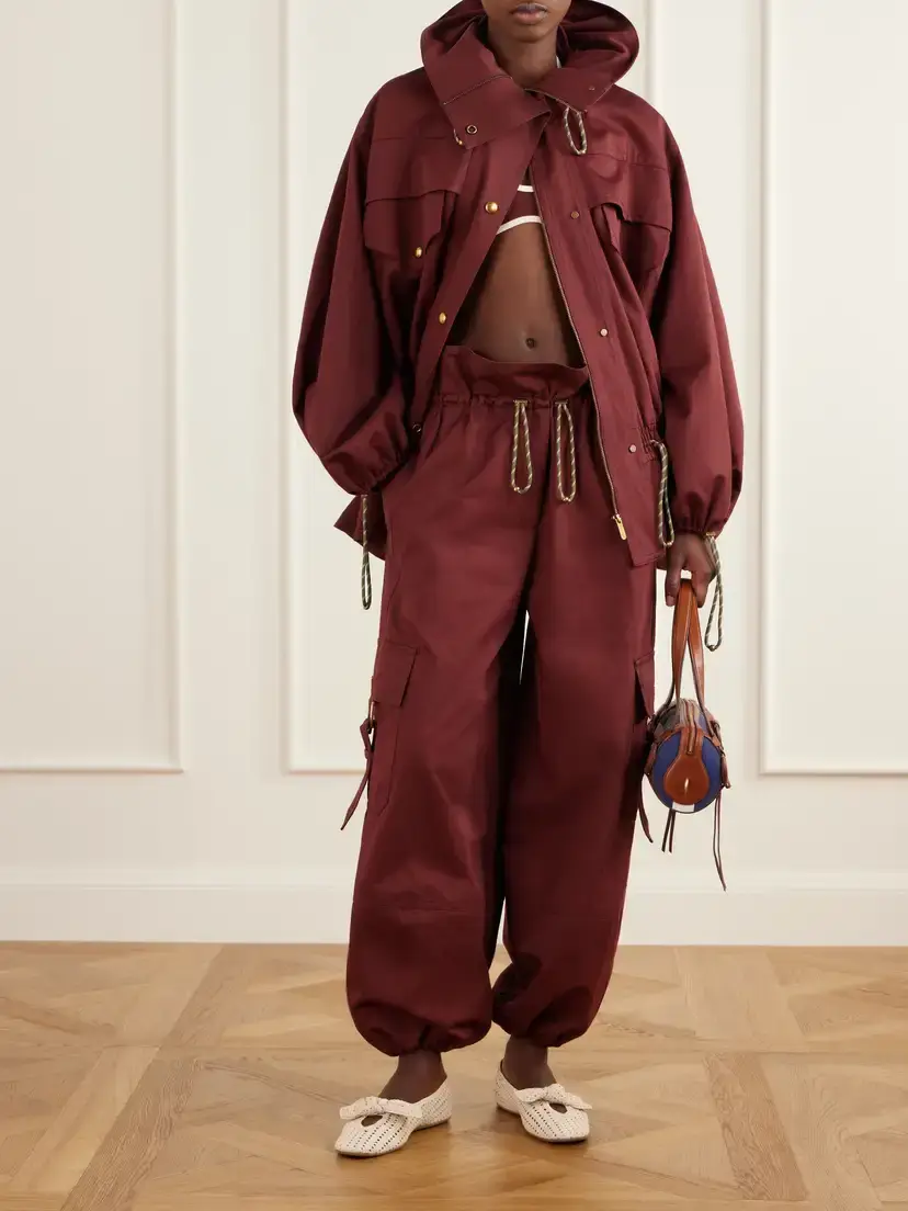 Zimmermann Clash Drawstring Cotton-drill Jacket | Thumbnail 2 Zimmermann Clash Drawstring Cotton-drill Jacket | Thumbnail 2
