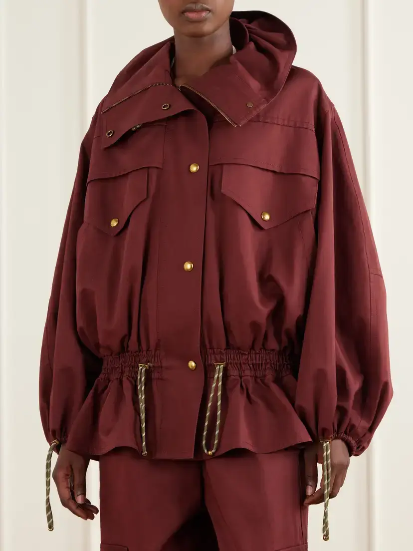 Zimmermann Clash Drawstring Cotton-drill Jacket | Thumbnail 3 Zimmermann Clash Drawstring Cotton-drill Jacket | Thumbnail 3