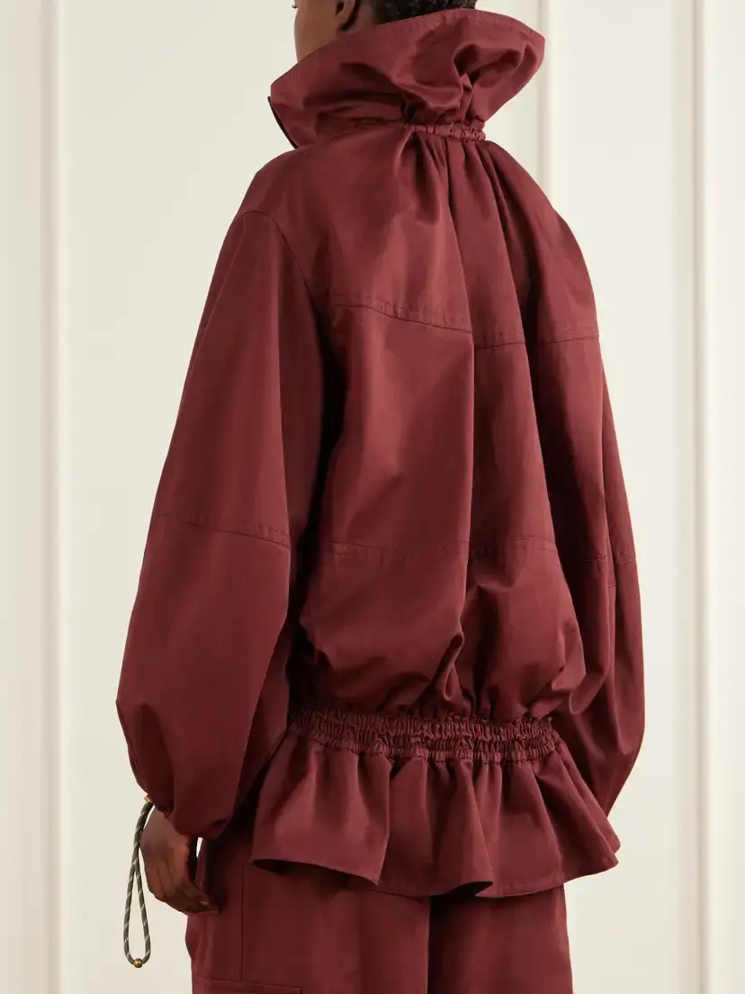 Zimmermann Clash Drawstring Cotton-drill Jacket | Thumbnail 4 Zimmermann Clash Drawstring Cotton-drill Jacket | Thumbnail 4
