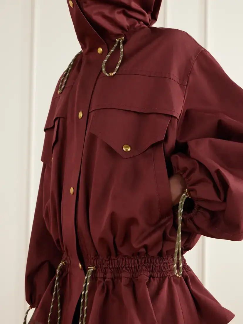 Zimmermann Clash Drawstring Cotton-drill Jacket | Thumbnail 5 Zimmermann Clash Drawstring Cotton-drill Jacket | Thumbnail 5