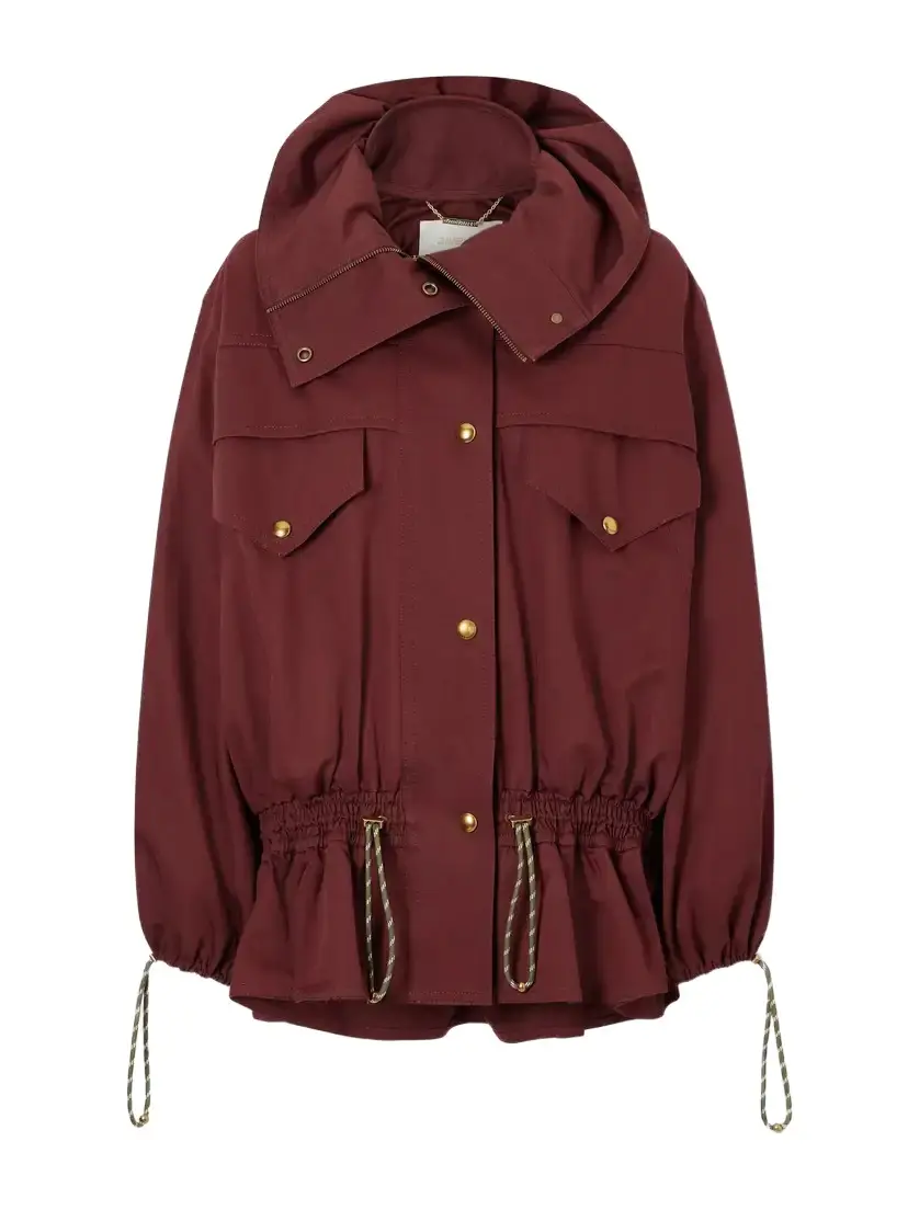 Zimmermann Clash Drawstring Cotton-drill Jacket