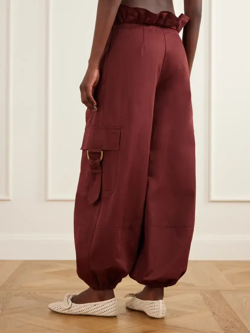 Zimmermann Clash Cotton-drill Tapered Cargo Pants | Thumbnail 4 Zimmermann Clash Cotton-drill Tapered Cargo Pants | Thumbnail 4