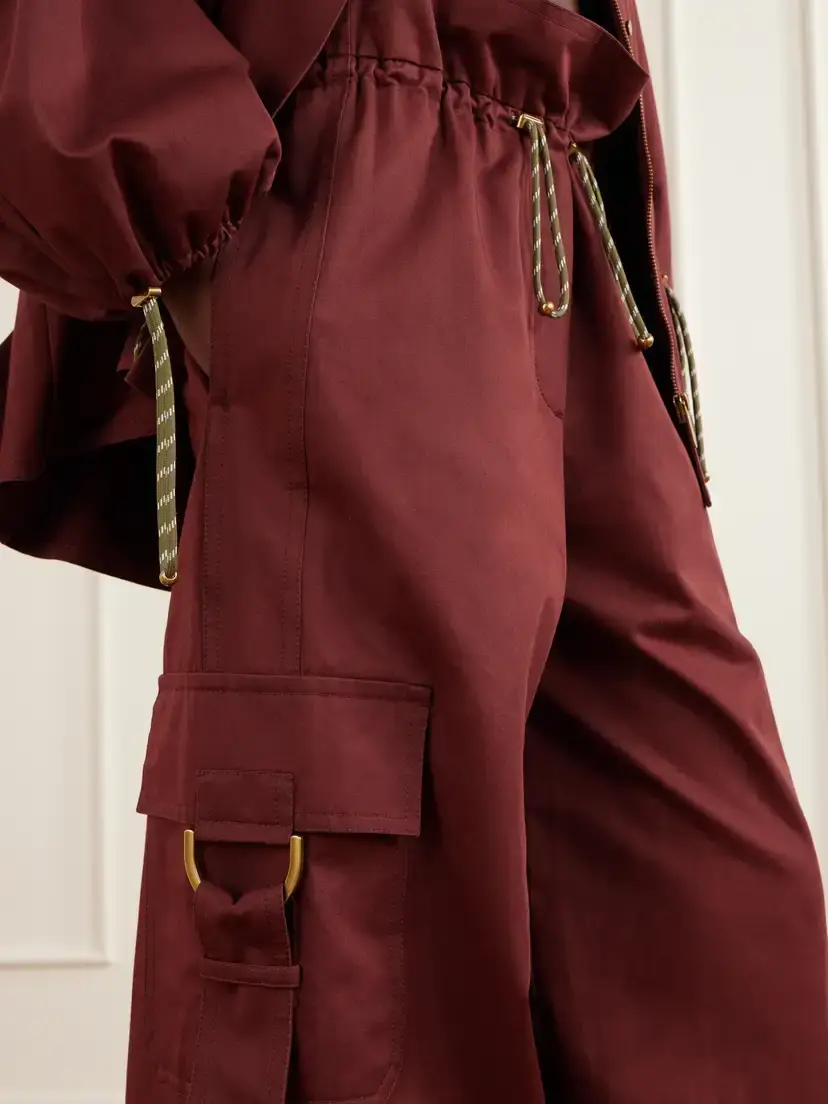 Zimmermann Clash Cotton-drill Tapered Cargo Pants | Thumbnail 5 Zimmermann Clash Cotton-drill Tapered Cargo Pants | Thumbnail 5