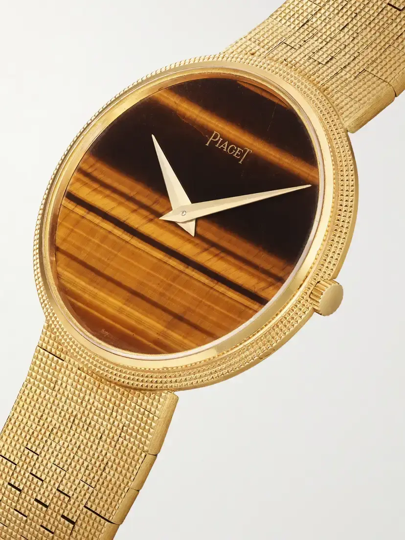 Stephanie Windsor + Piaget Vintage 1970s Hand-wound 18-karat Gold And Tiger's Eye Watch (7.25" Wrist) | Thumbnail 3