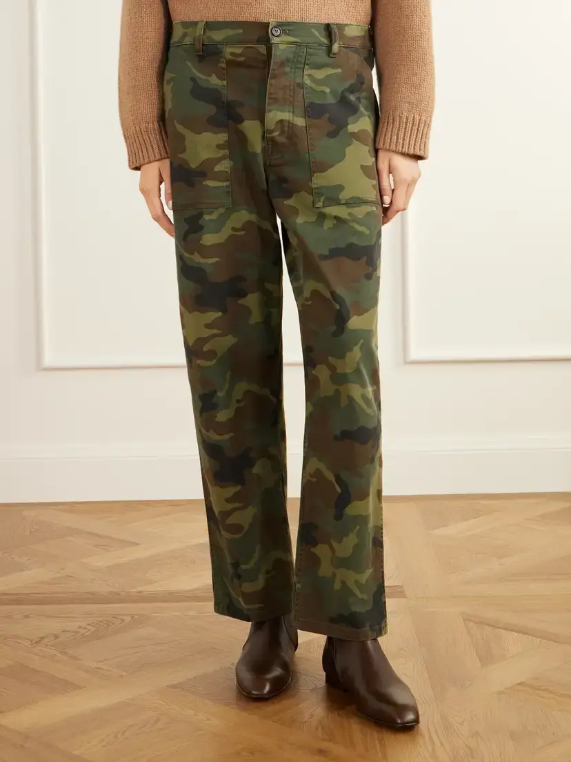 Nili Lotan Earl Camouflage-print Cotton-blend Canvas Mid-rise Straight-leg Pants | Thumbnail 3 Nili Lotan Earl Camouflage-print Cotton-blend Canvas Mid-rise Straight-leg Pants | Thumbnail 3