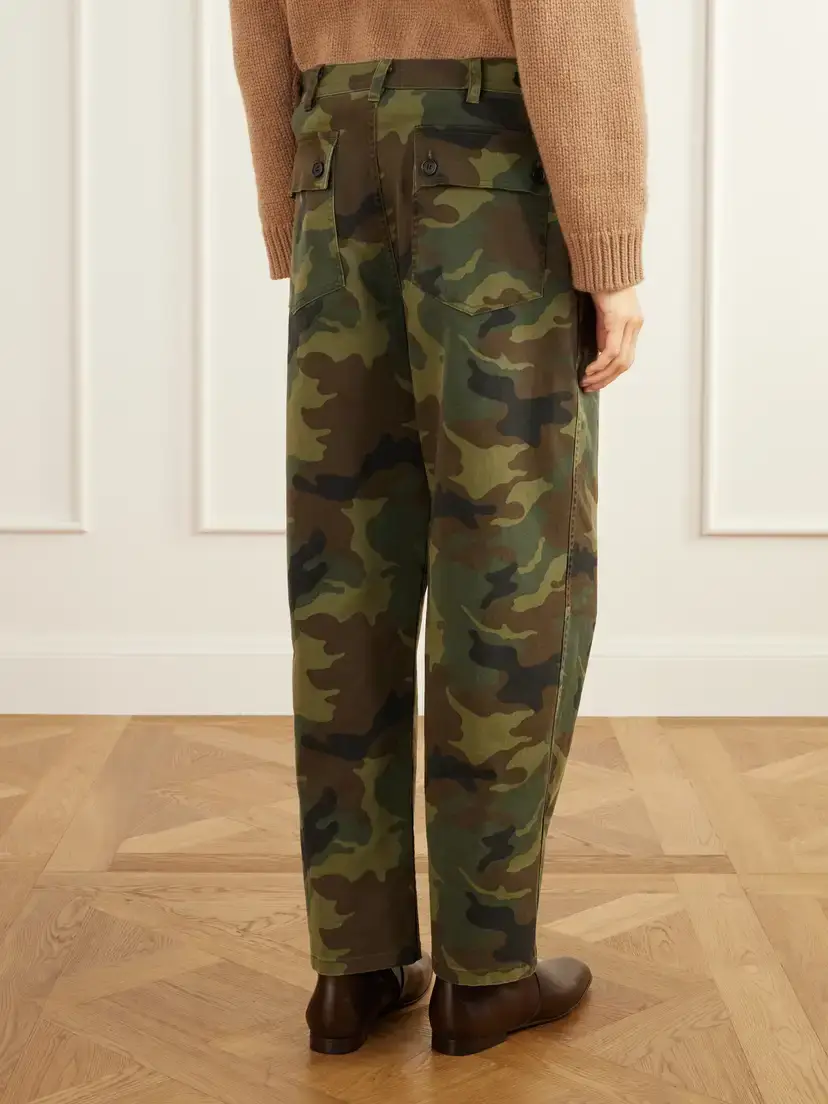 Nili Lotan Earl Camouflage-print Cotton-blend Canvas Mid-rise Straight-leg Pants | Thumbnail 4 Nili Lotan Earl Camouflage-print Cotton-blend Canvas Mid-rise Straight-leg Pants | Thumbnail 4