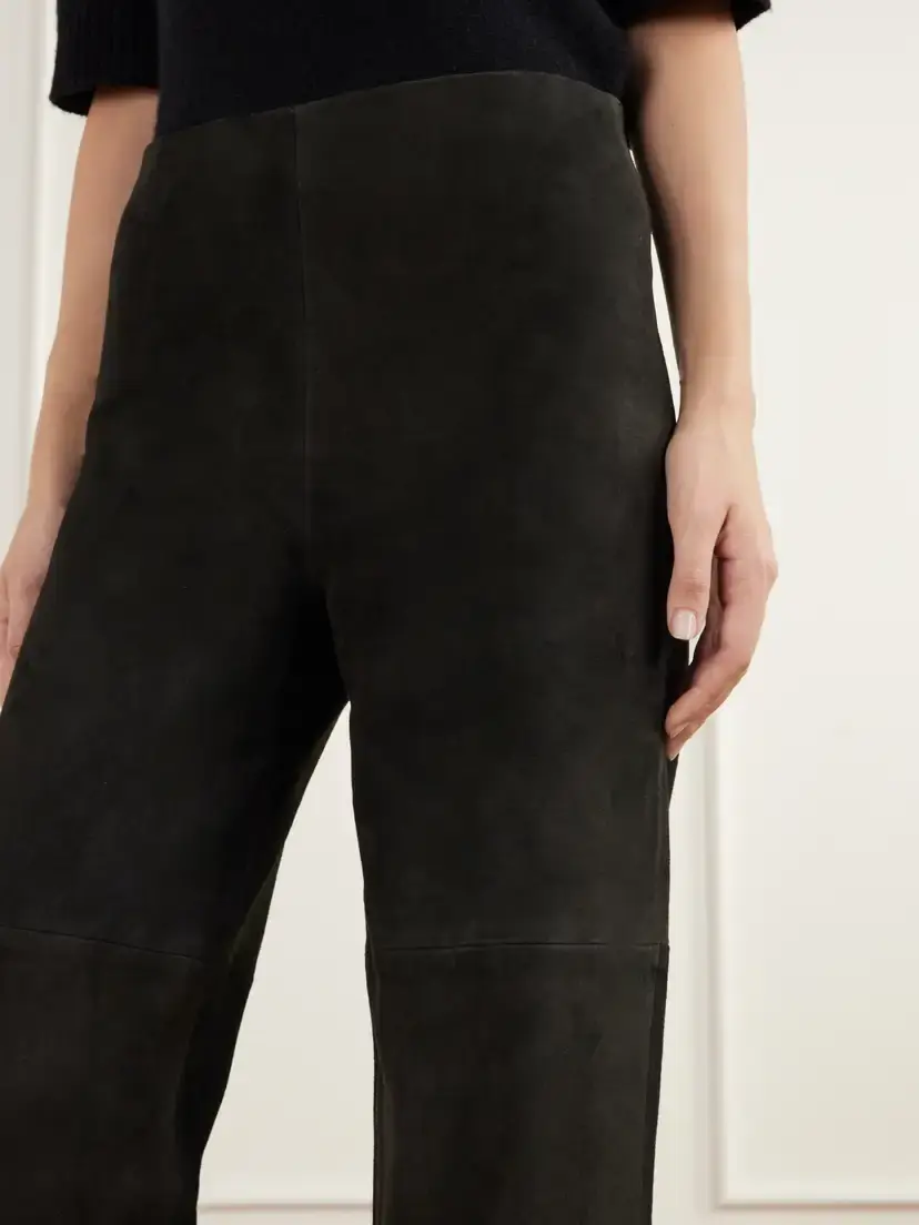 ARMA Karina Paneled Suede Straight-leg Pants | Thumbnail 5 ARMA Karina Paneled Suede Straight-leg Pants | Thumbnail 5