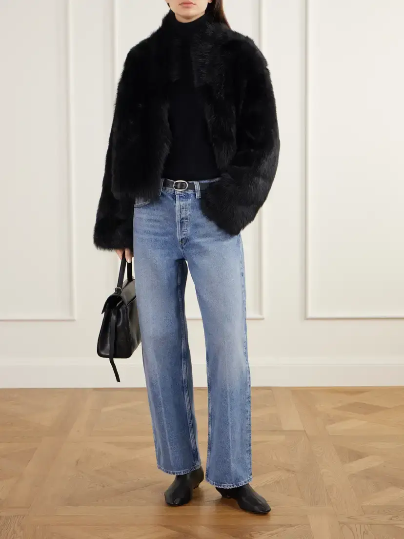 ARMA Mooney Reversible Shearling And Leather Jacket - Black | Thumbnail 2 ARMA Mooney Reversible Shearling And Leather Jacket - Black | Thumbnail 2
