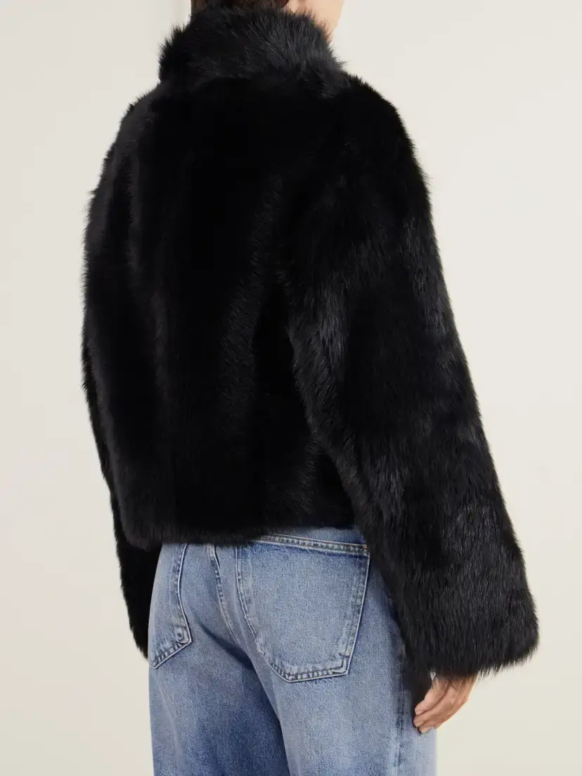 ARMA Mooney Reversible Shearling And Leather Jacket - Black | Thumbnail 4 ARMA Mooney Reversible Shearling And Leather Jacket - Black | Thumbnail 4