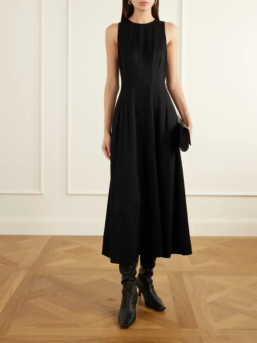 Proenza Schouler White Label Bronwyn Darted Twill Maxi Dress | Thumbnail 2 Proenza Schouler White Label Bronwyn Darted Twill Maxi Dress | Thumbnail 2