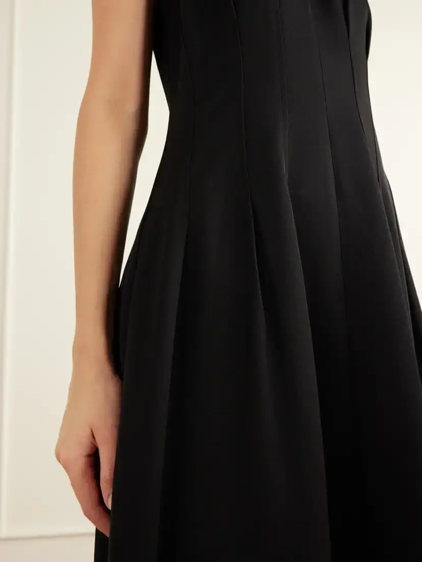 Proenza Schouler White Label Bronwyn Darted Twill Maxi Dress | Thumbnail 4 Proenza Schouler White Label Bronwyn Darted Twill Maxi Dress | Thumbnail 4